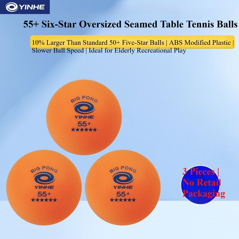 YINHE 5/6 Stars 50+/55+ Mm Tab - Table Tennis Olympics review and price