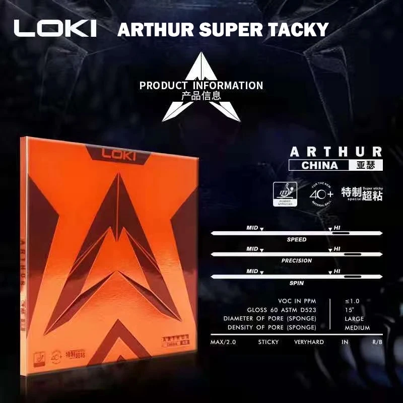 Original LOKI ARTHUR Europe/As - Table Tennis Loki review and price