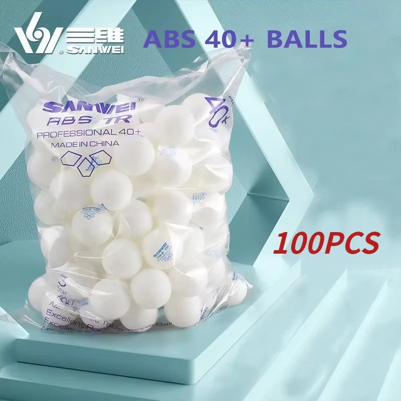 50/100pcs SANWEI TR 3 Star Tab - Table Tennis Olympics review and price